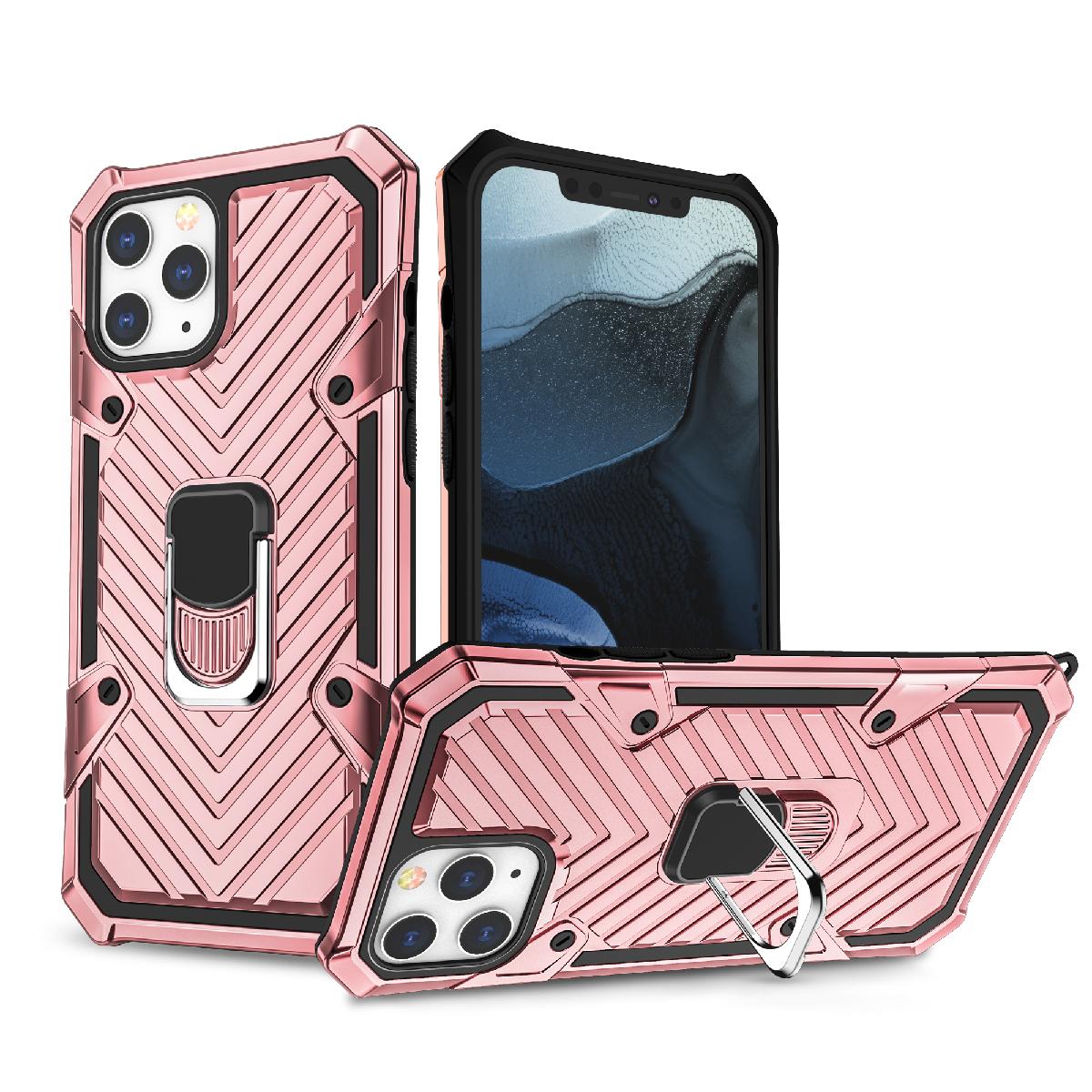 IPHONE 12 MINI Kickstand Anti-Shock And Anti Falling Case In Rose Gold