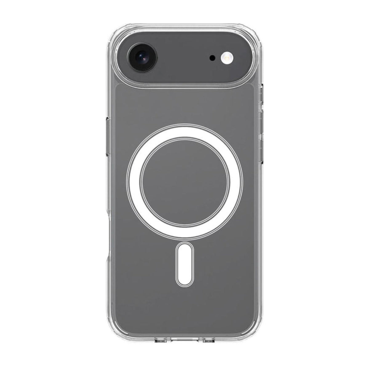 Magnetic Wireless Charging TPU Bumper Case For iPhone 17 AIR In Clear , SKU: PC34-IPH17AIRCL
