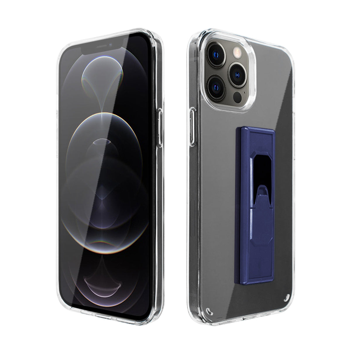 TPU Bumper Shockproof Case With Embedded Coil APPLE IPHONE 12 PRO MAX In Navy
