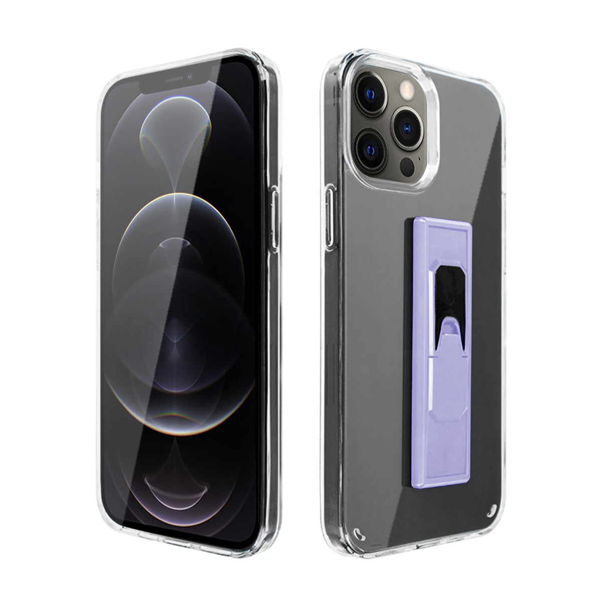 TPU Bumper Shockproof Case With Embedded Coil APPLE IPHONE 12 PRO MAX In Purple