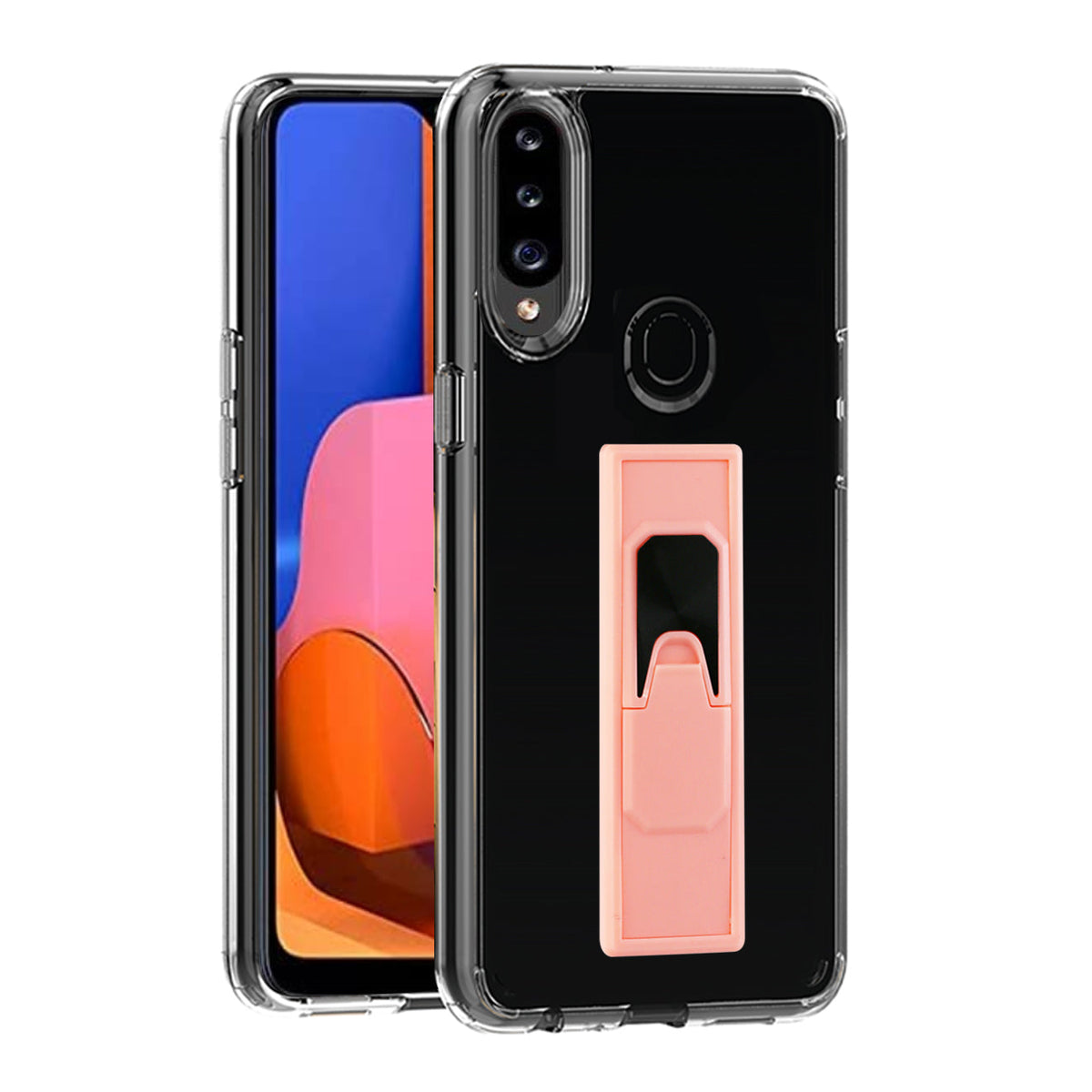 TPU Bumper Shockproof Case With Embedded Coil SAMSUNG GALAXY A20S In Pink