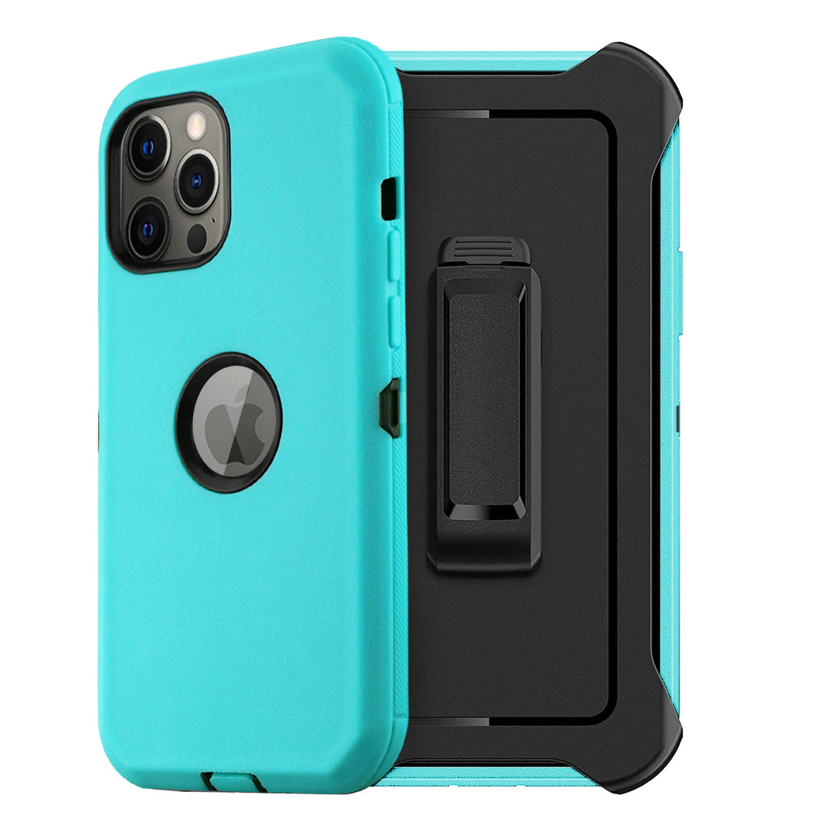 Multilayer Full Protection with Built-In Screen Protector CaseAPPLE IPHONE 12 PRO MAX In Blue