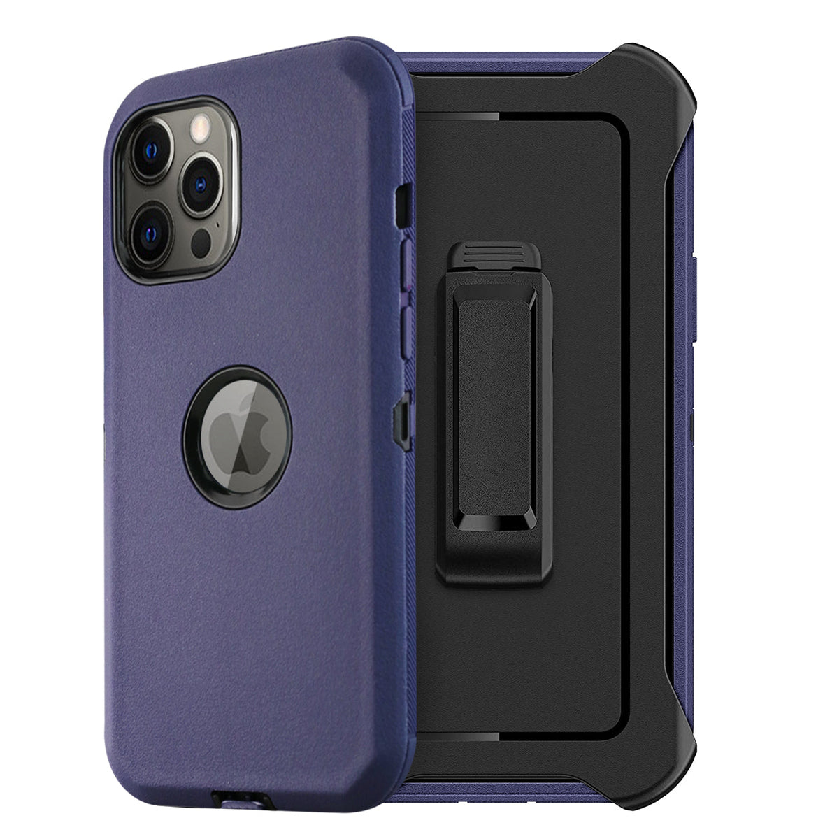 Multilayer Full Protection with Built-In Screen Protector CaseAPPLE IPHONE 12/IPHONE 12 PRO In Navy