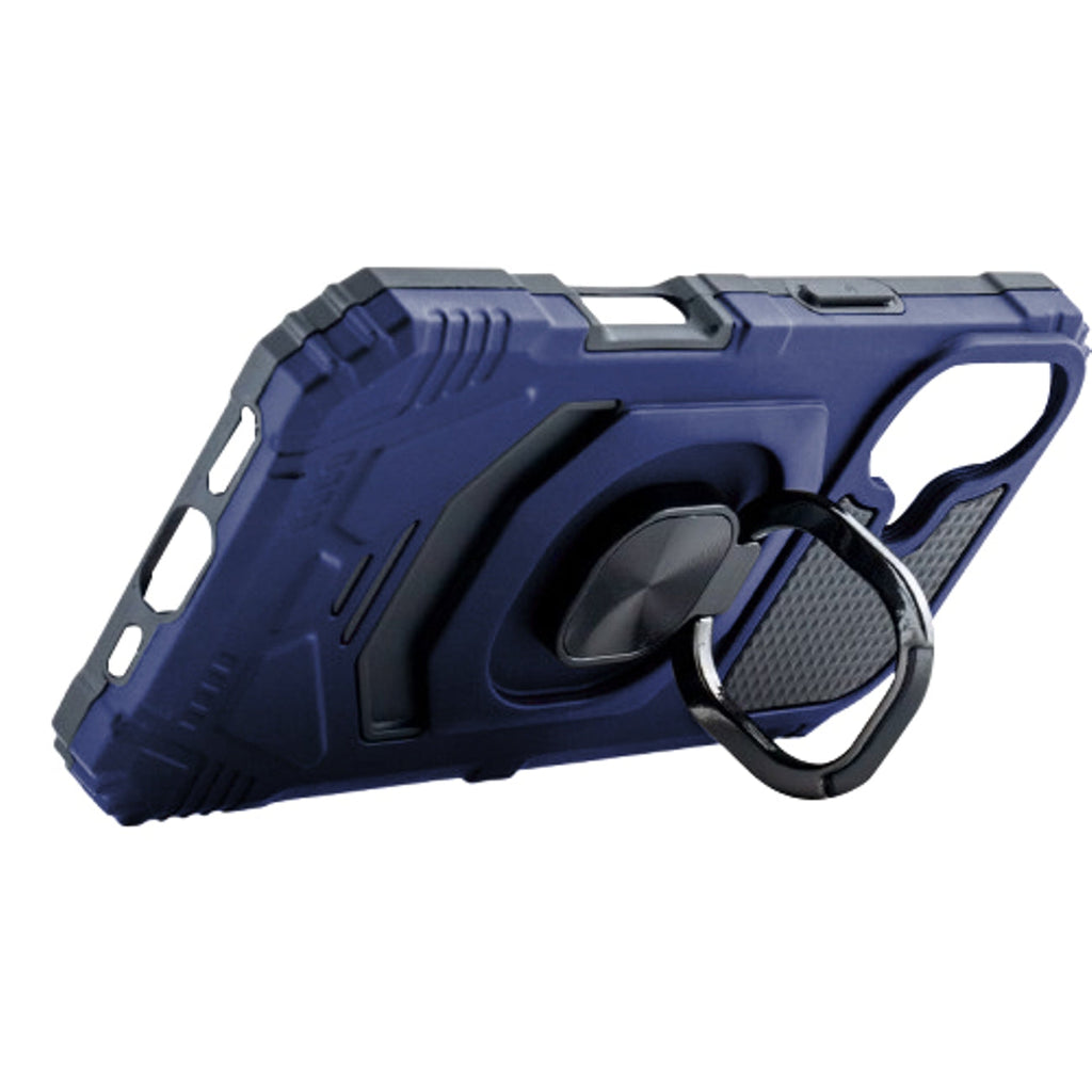 Kickstand Ring Holder TPU Shockproof Case for Samsung Galaxy A36 in BLUE , SKU: PC65-SAMA36BL