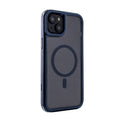 Heavy Duty 3-in-1 Hybrid Shockproof Anti-Fall Protective Magnetic Case for iPhone 15 Plus in Blue