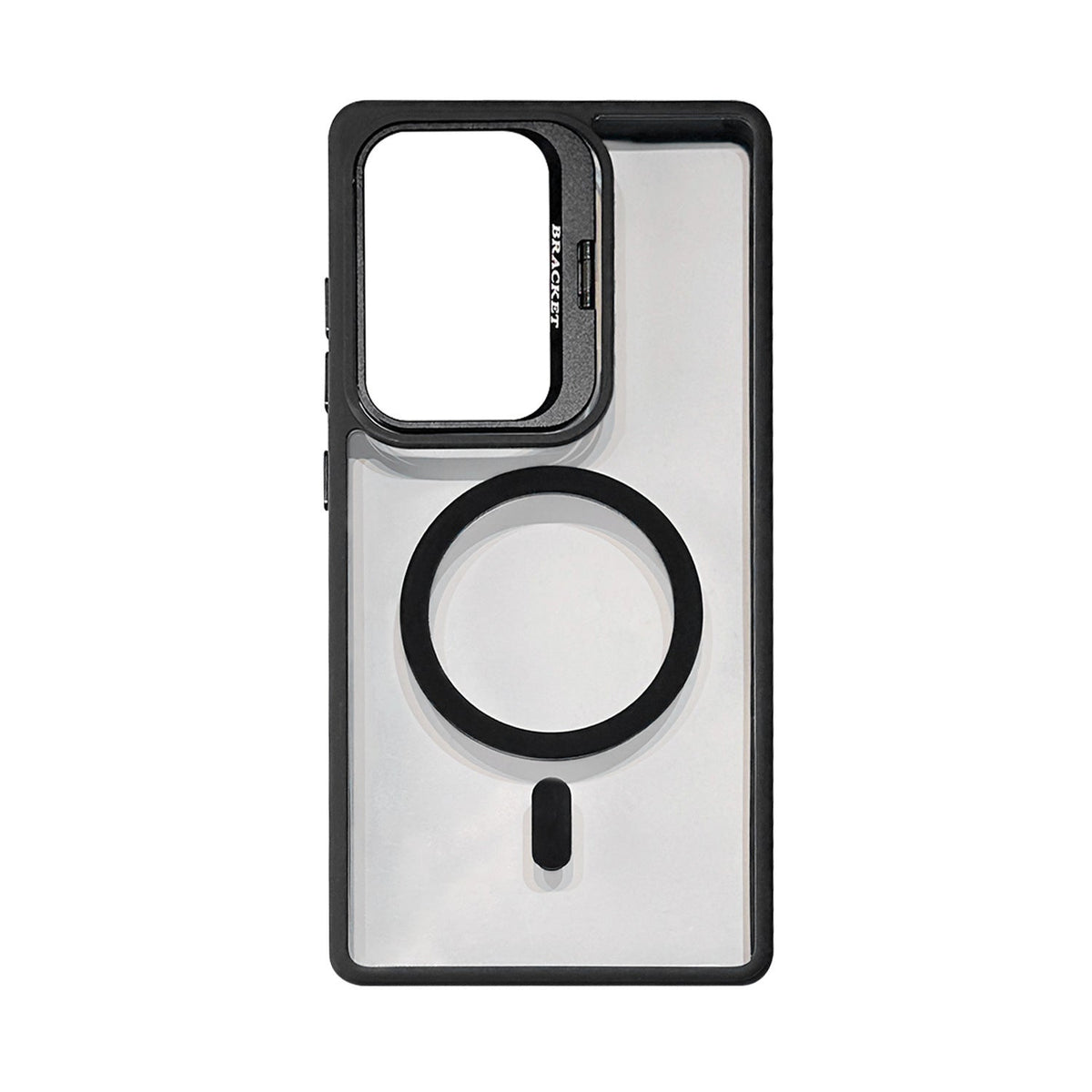 Magnetic Phone Case with Built-in Invisible Kickstand Compatible with Samsung Galaxy S25 ULTRA (PC70-SAMS25UBK))