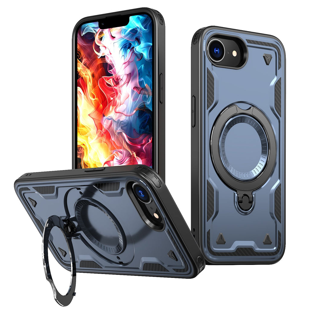 Reiko 360???? Rotating Magnetic Versatile Stand Gray Compatible with iPhone 16E & iPhone 17E