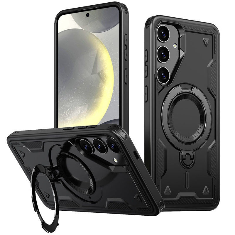 Reiko 360¡ã Rotating Magnetic Versatile Stand Black Compatible with SAMSUNG A36 , PC73-SAMA36BK
