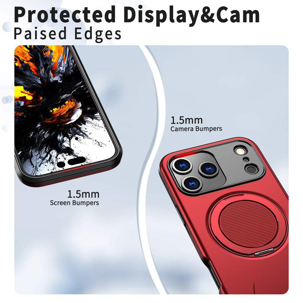 Reiko 360???? Rotating Magnetic Versatile Stand Compatible with IPHONE 17 PRO MAX & IPHONE 18 PRO MAX | SKU: SKU:PC80-IPH17MAX