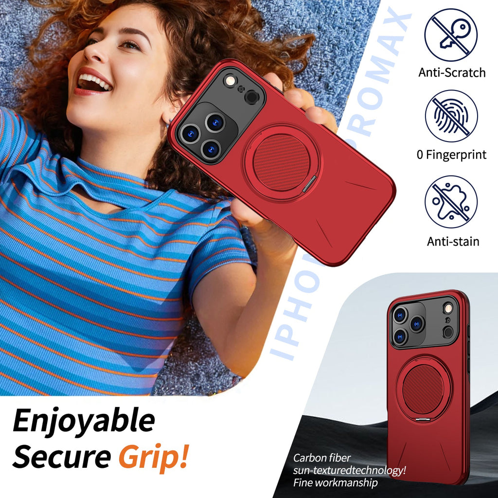 Reiko 360???? Rotating Magnetic Versatile Stand Compatible with IPHONE 17 PRO MAX & IPHONE 18 PRO MAX | SKU: SKU:PC80-IPH17MAX