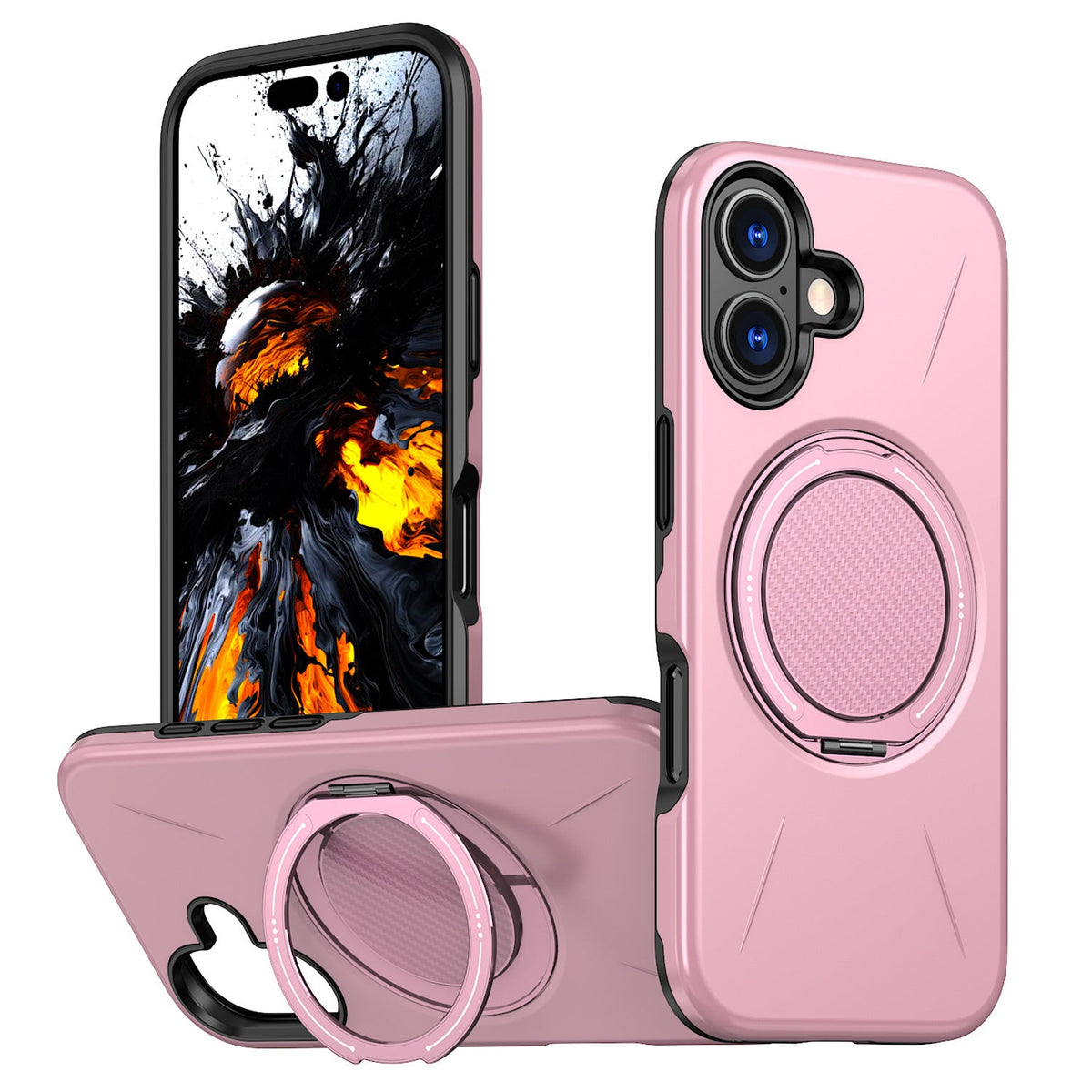 Reiko 360¡ã Rotating Magnetic Versatile Stand Compatible with   IPHONE 17   , SKU:PC80-IPH17