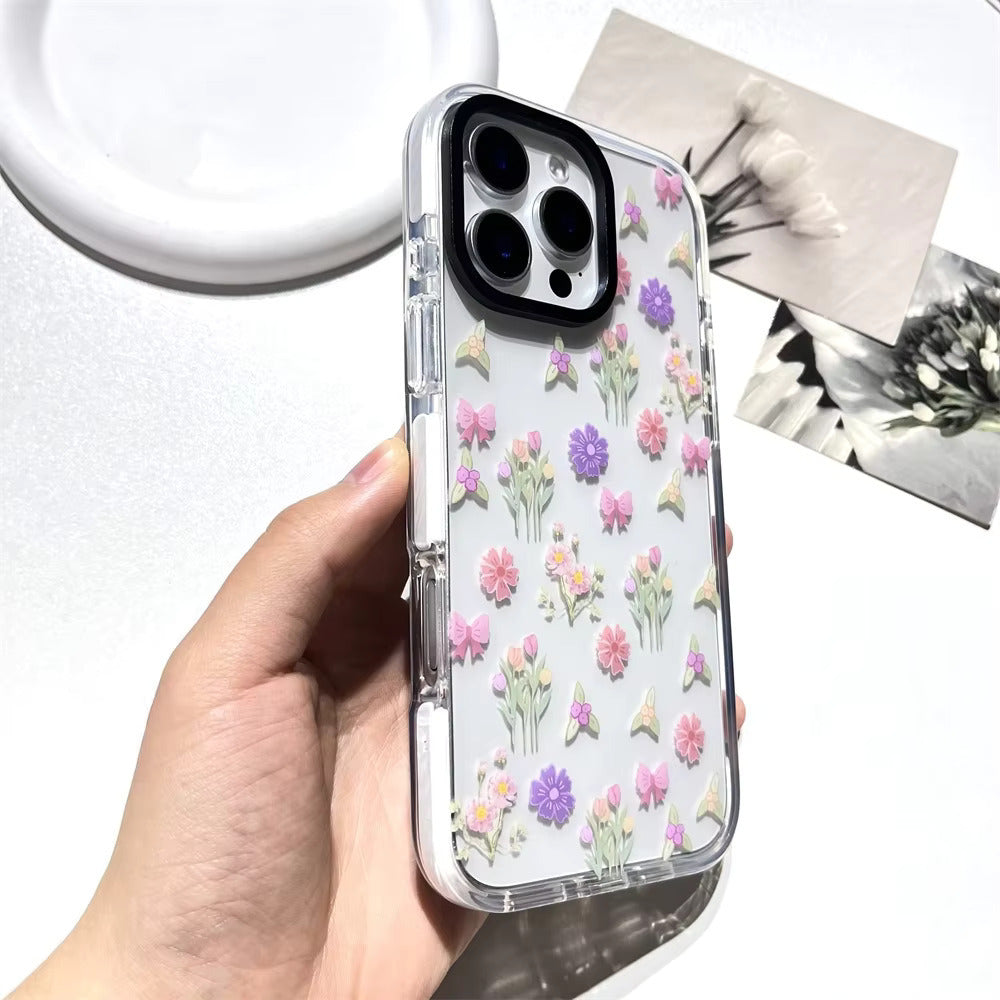 Reiko High Quality TPU Bumper Kickstand Case for IPHONE 17 PRO MAX & IPHONE 18 PRO MAX | SKU: PC81-IPH17MAXFLRD