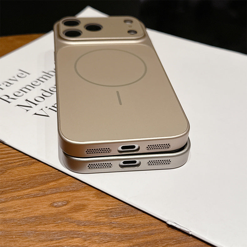 Reiko Magnetic Wireless Charging with lens protector TPU Bumper Case for IPHONE 17 PRO MAX & IPHONE 18 PRO MAX | SKU: PC82-IPH17MAXBK