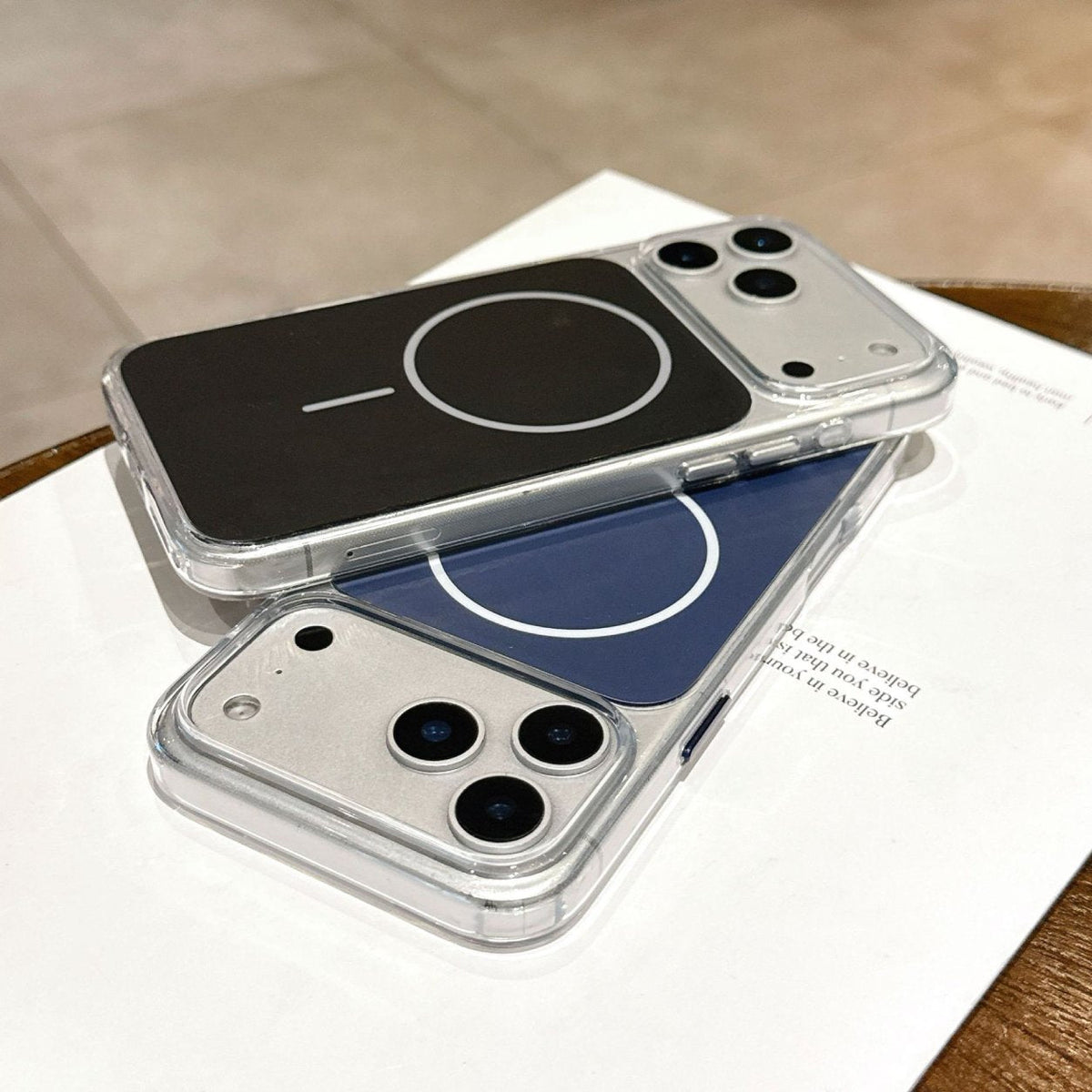MagSafe-compatible shockproof case in black  designed  for IPHONE 17 PRO MAX & IPHONE 18 PRO MAX | SKU: PC84-IPH17MAXBK