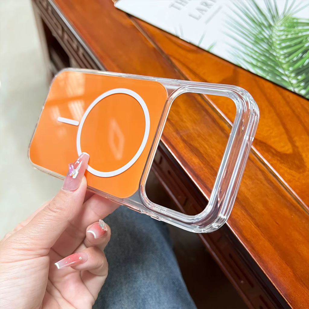 MagSafe-compatible shockproof case in orange designed  for IPHONE 17 PRO MAX & IPHONE 18 PRO MAX | SKU: PC84-IPH17MAXORG