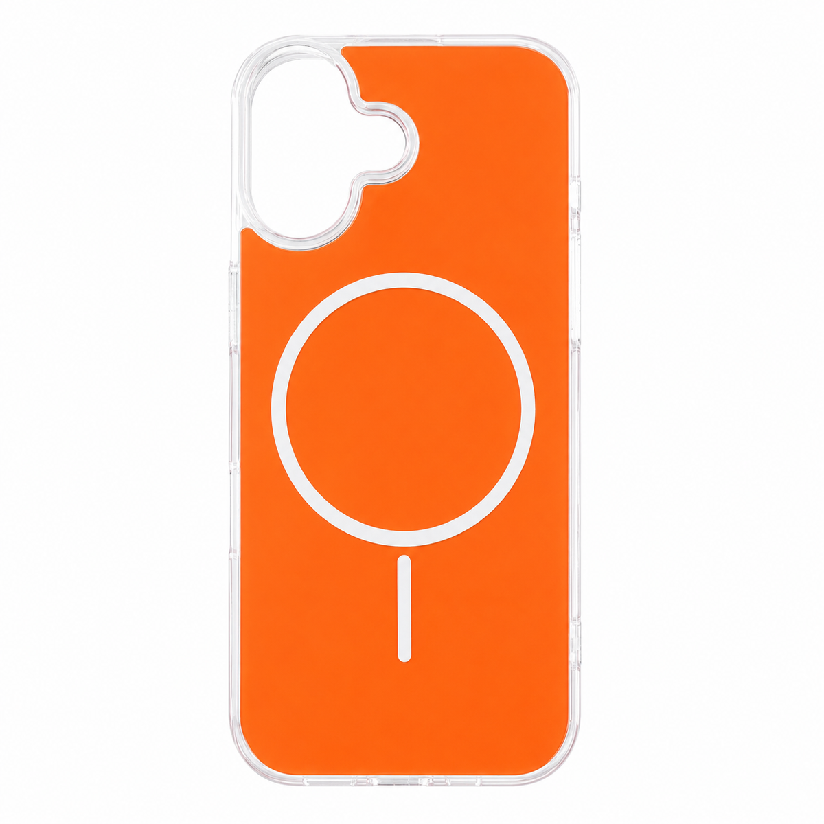 MagSafe-compatible shockproof case in orange,  designed  for iPhone 17 | SKU: PC84-IPH17ORG