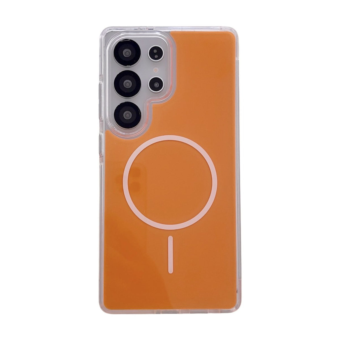 Magnetic  & Shockproof case in orange, compatible with SAMSUNG S26 ULTRA_PC84-SAMS26UORG