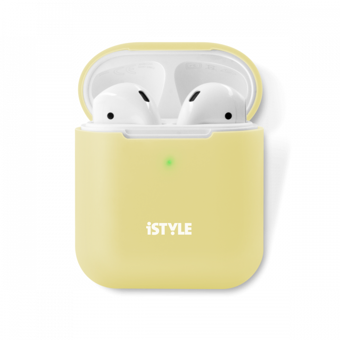 iSTYLE Silicone Cover AirPods 2nd Gen yellow