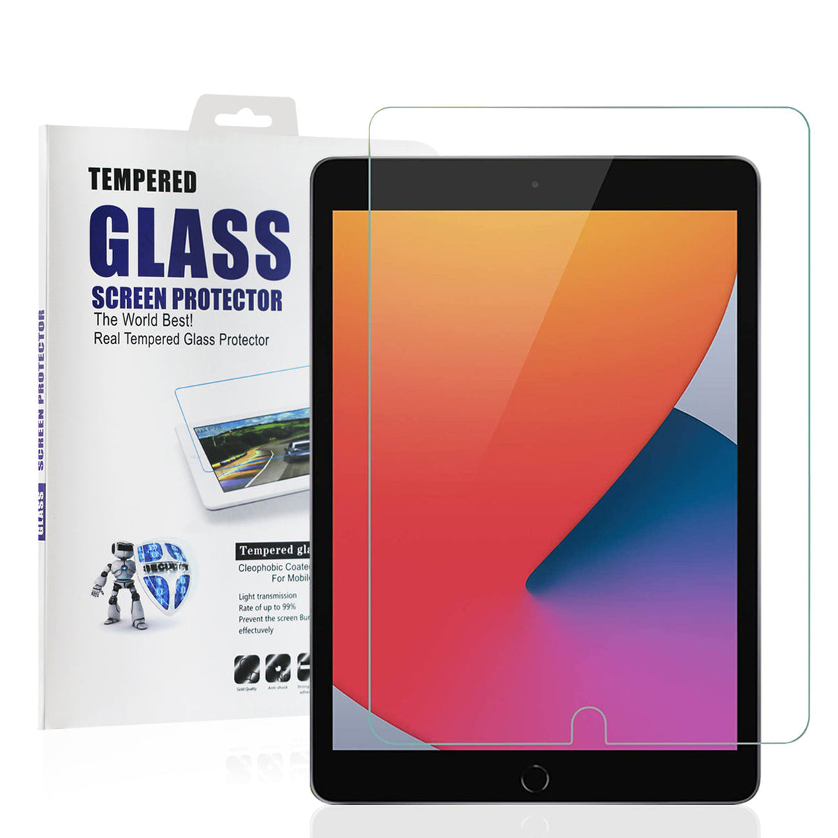 Reiko APPLE IPad 7 (7th Generation, 10.2????????? 2019) / iPad Air 3 (3rd Gen 10.5, 2019), iPad Pro 10.5 (2017)2.5D Super Durable Glass