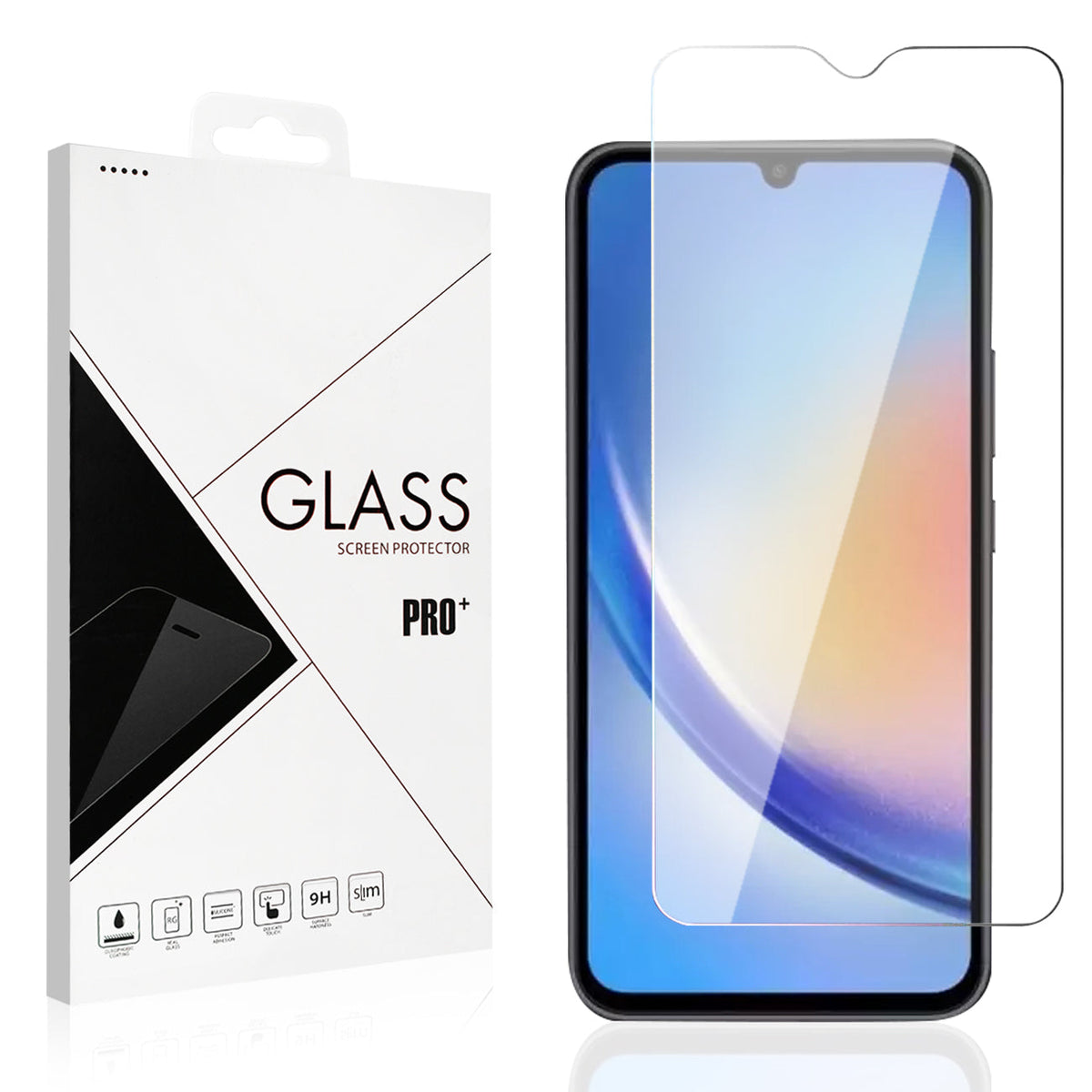 Reiko  2.5D Super Durable Glass compatible with Samsung Galaxy A34 &A 54 5G