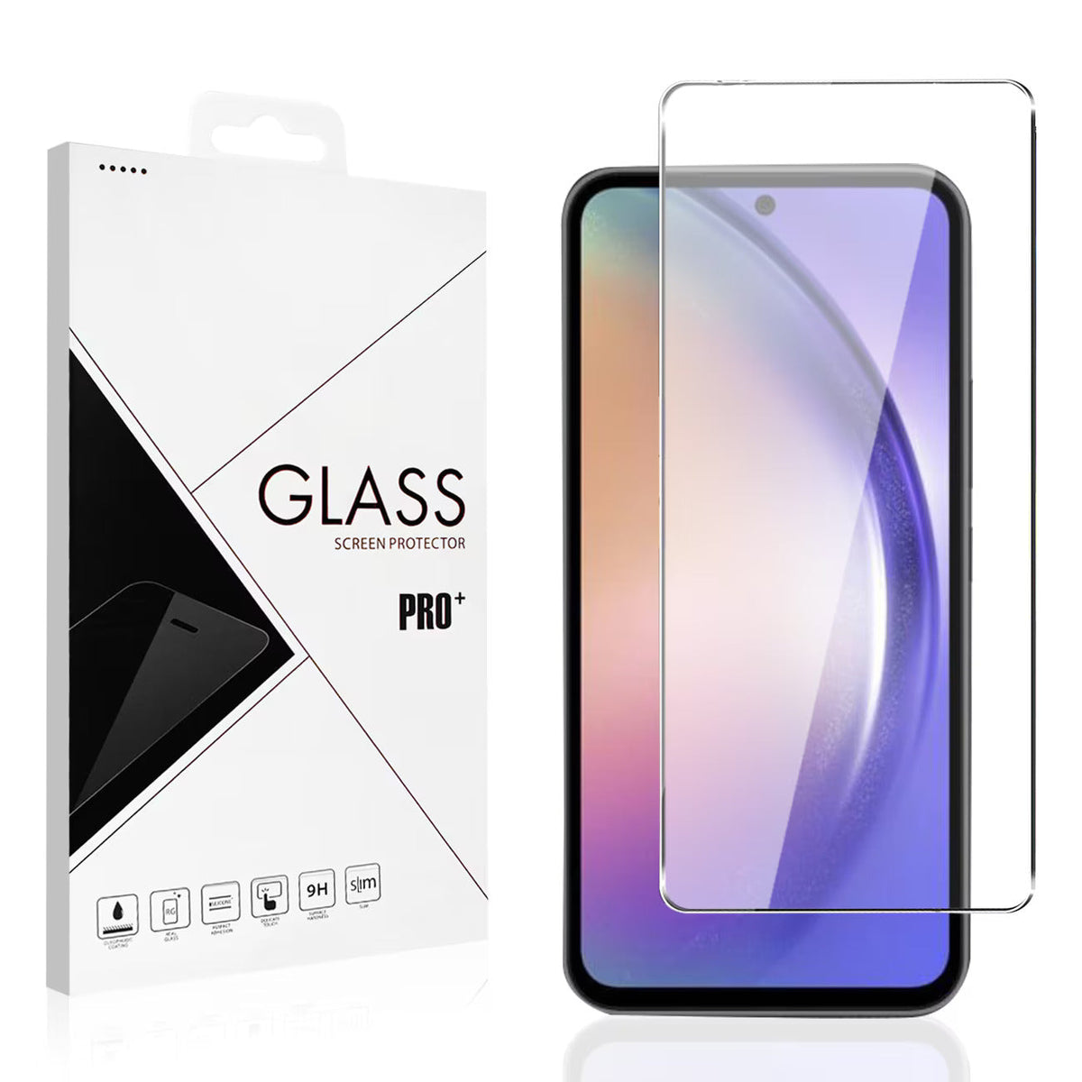 Reiko 2.5D Super Durable Glass In Clear compatible with SAMSUNG GALAXY A35 & A55 5G