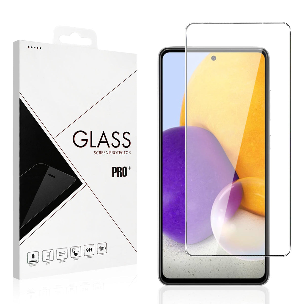 Reiko 2.5D Super Durable Glass In Clear compatible with SAMSUNG GALAXY A72 ,A42,A71
