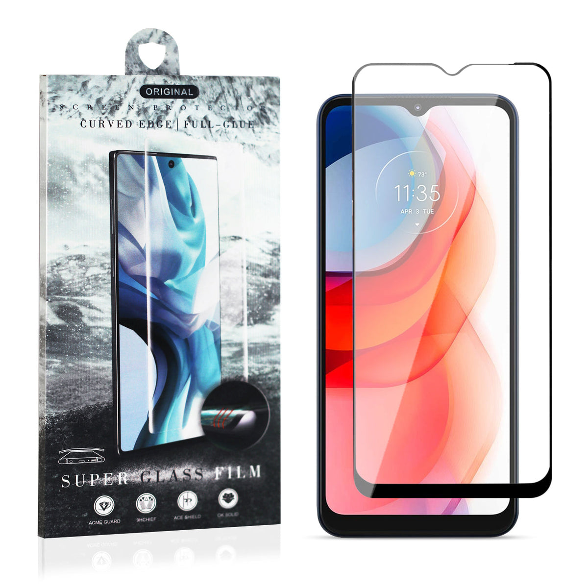 Scratch Resistant Full Coverage Screen Protector FOR MOTO G PLAY 2021