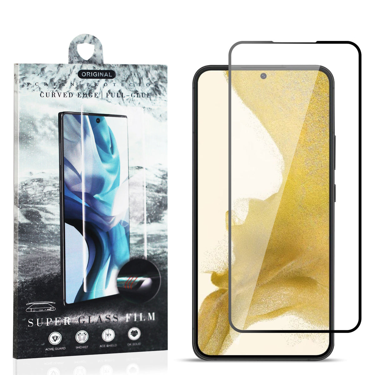 Scratch Resistant Screen Protector for Samsung Galaxy s22 Plus 5G SKU#SCP21B-SAMS22P-5GCL