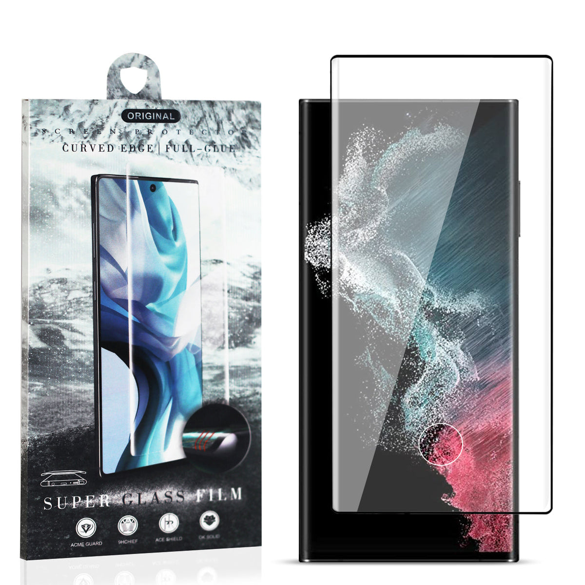 Scratch Resistant Screen Protector for Samsung Galaxy S22 Ultra 5G SKU#SCP21B-SAMS22U-5GCL