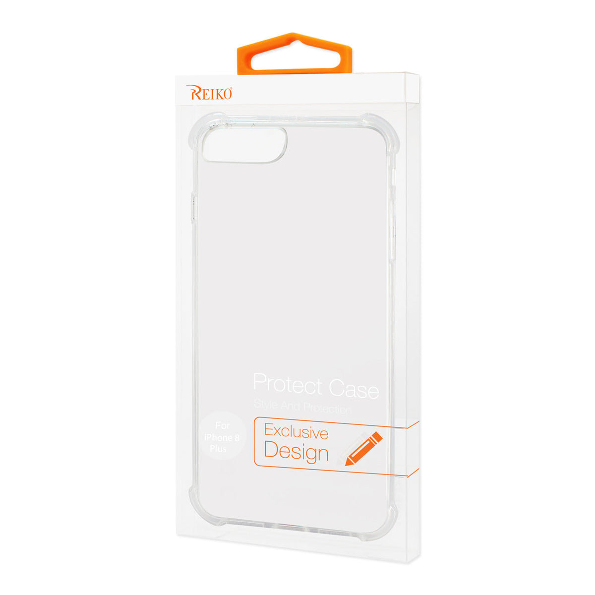 Reiko iPhone 8 Plus/iPhone 7 Plus Clear Bumper Case With Air Cushion Protection In Clear