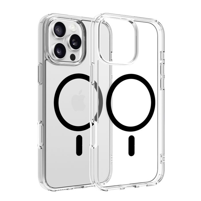 Dviced Magsafe iPhone 16 Pro Max case clear - Black