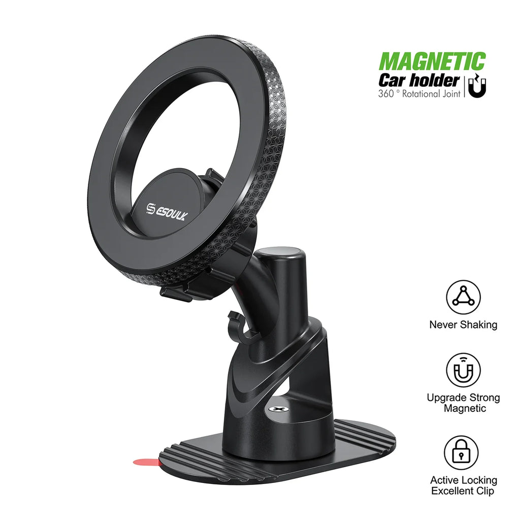 Magnetic Car Mount Phone Holder with 360???? Rotation  SKU:HLD-EK3008BK