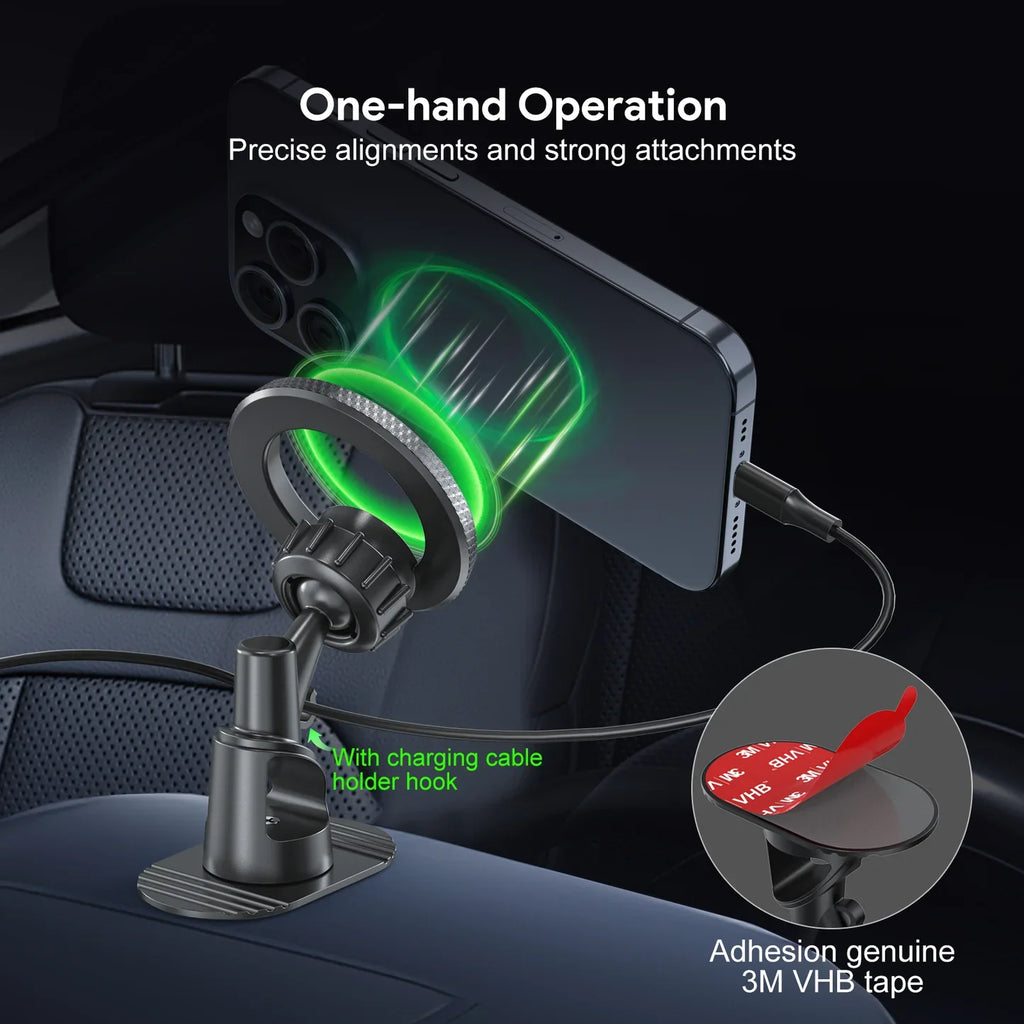 Magnetic Car Mount Phone Holder with 360???? Rotation  SKU:HLD-EK3008BK