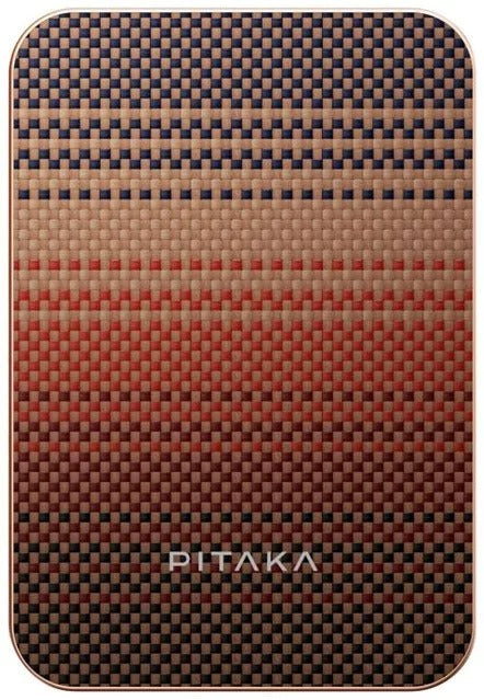 PITAKA Aramid Fiber Qi2 Magsafe Wireless 15W Power Bank 5000mAh Sunset