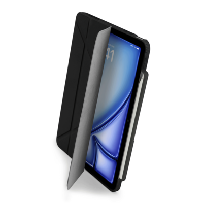 Pipetto iPad Air 11 (2024/2022/2020) Origami No3 Pencil Case - Black