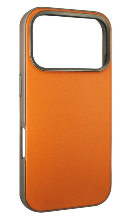 A-CASE Kiliyos Vegan Leather Magsafe Case for 17pro Orange