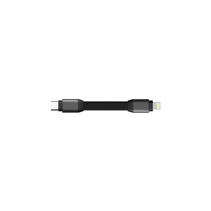 Rolling Square inCharge mini USB-C to Lightning Cable - Black