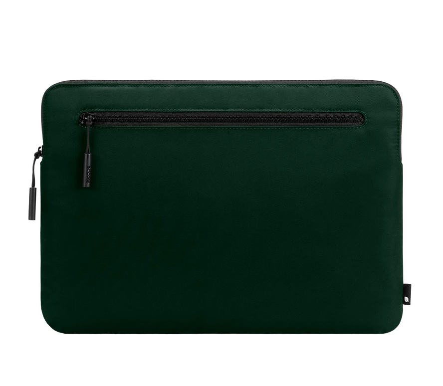 Incase Compact Sleeve in Flight Nylon for 13-inch MacBook Pro - Thunderbolt 3 (USB-C) and 13-inch MacBook Air with Retina Display - Forest Green