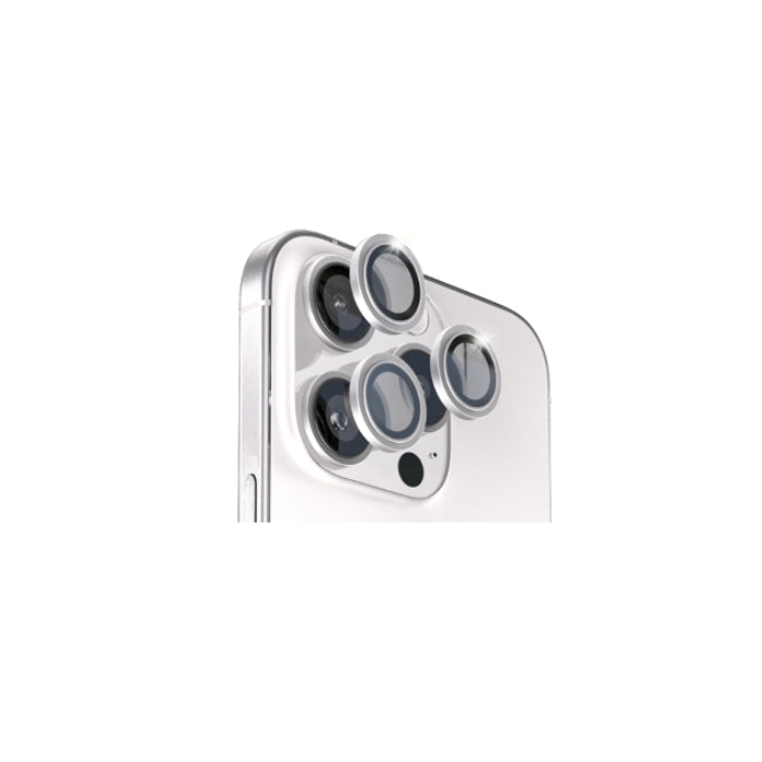 Camera Lens Protection for iPhone 15 Pro / Pro Max, Silver